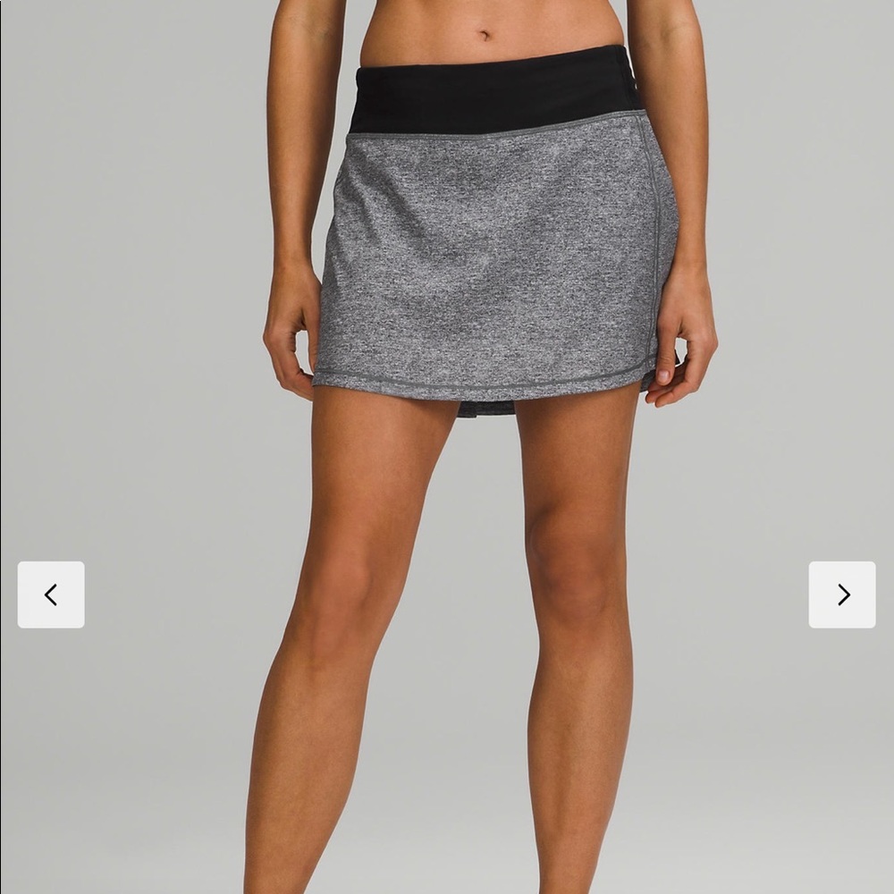 Lulu lemon pace rival mid rise skirt